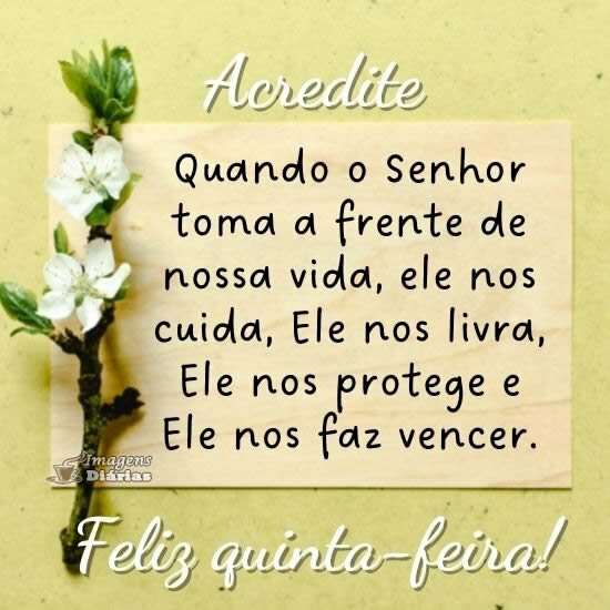 Feliz quinta-feira