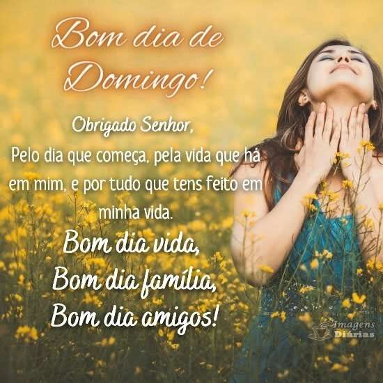 Bom dia de domingo - Top Imagem - 19547 Bom dia de domingo - Top Imagem - 19547