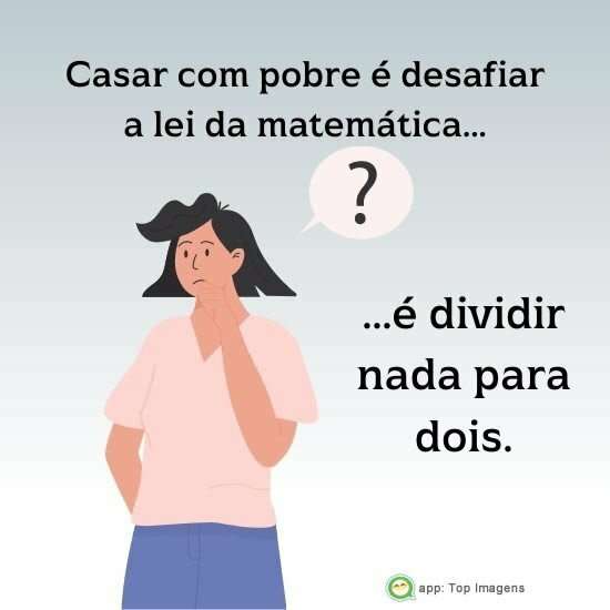 Casar com pobre