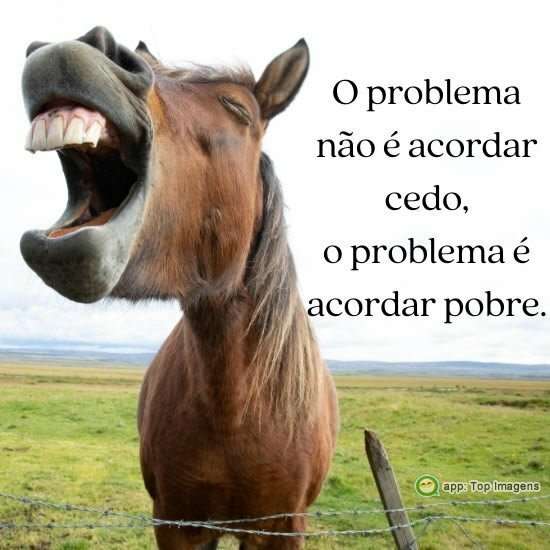 O problema é acordar pobre