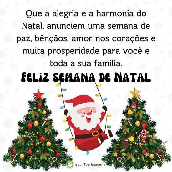 Feliz semana de Natal