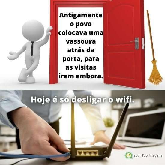 Visita antigamente e hoje