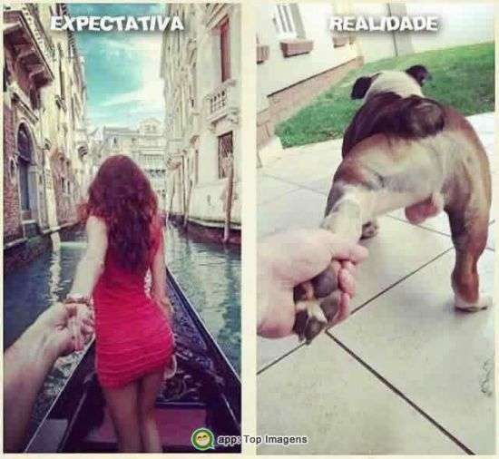 Expectativa e realidade