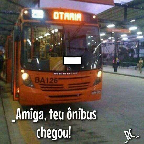 Ônibus da amiga