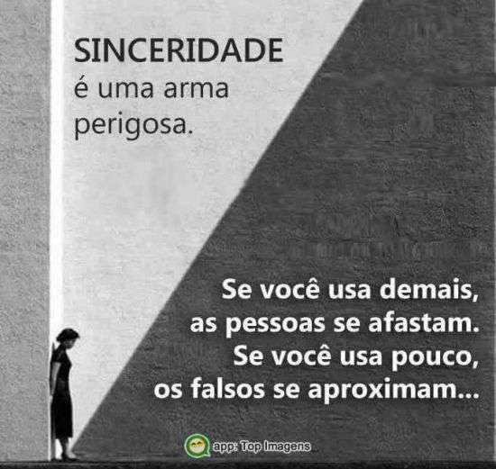 A sinceridade