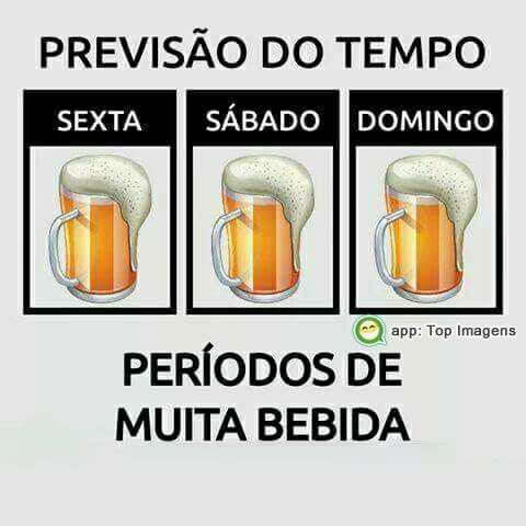 Previsão no fim de semana