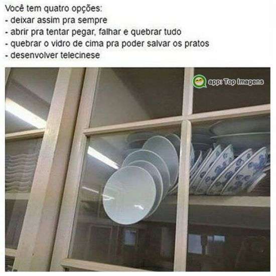 Opções para salvar os pratos