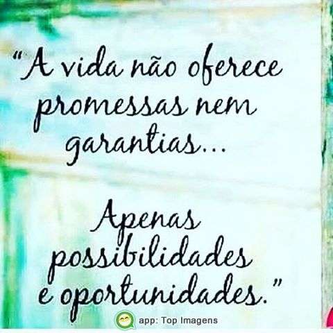 Possibilidades e oportunidades