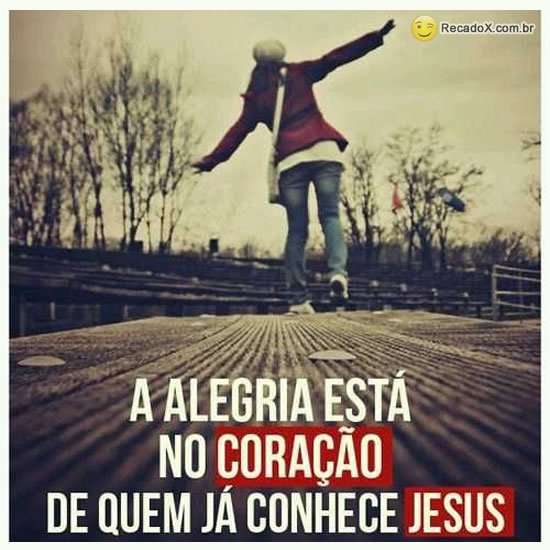 A alegria esta em Jesus