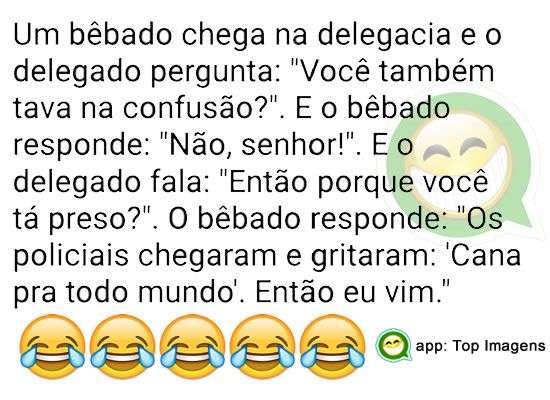 Bêbado na delegacia
