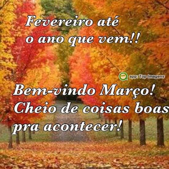 Bem-vindo Março