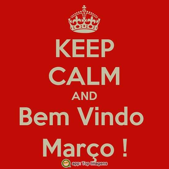 Bem-vindo Março