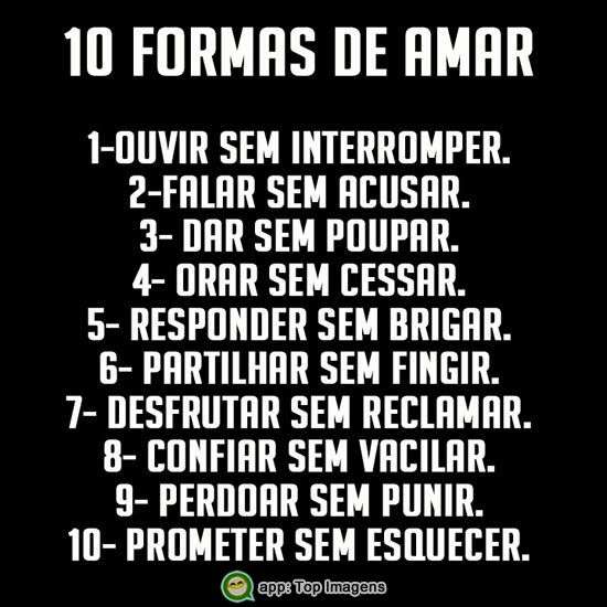 10 formas de amar