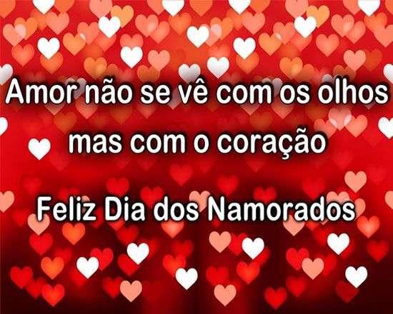 Feliz dia dos namorados