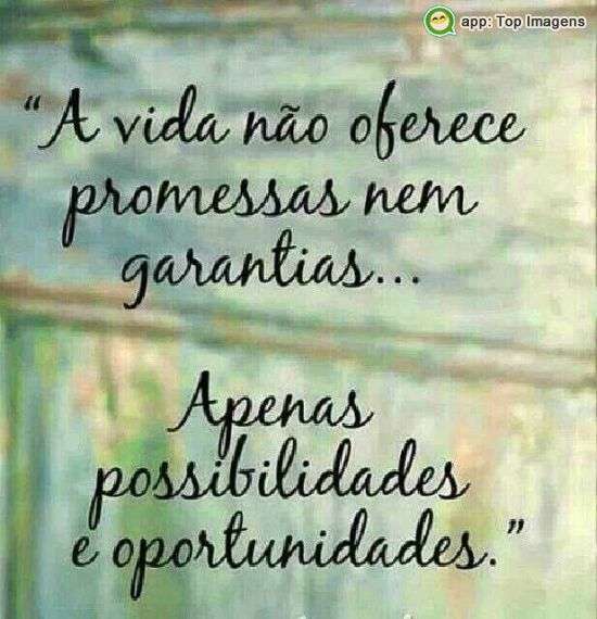 Possibilidades e oportunidades