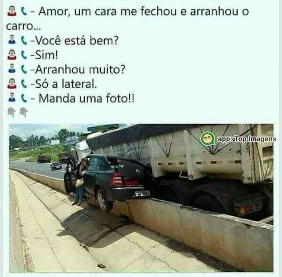 Arranhou o carro