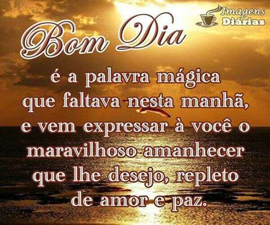 Bom dia