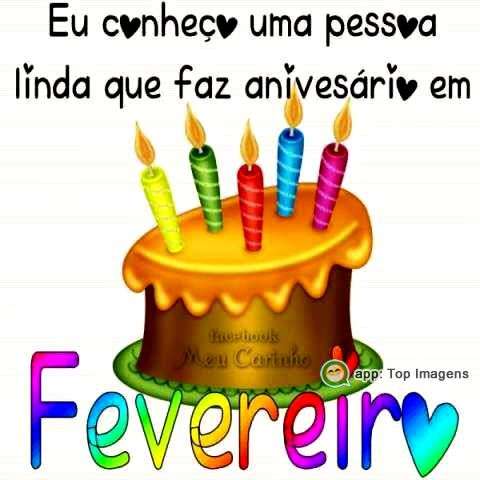 Aniversariante de fevereiro