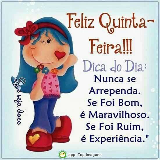 Feliz quinta-feira