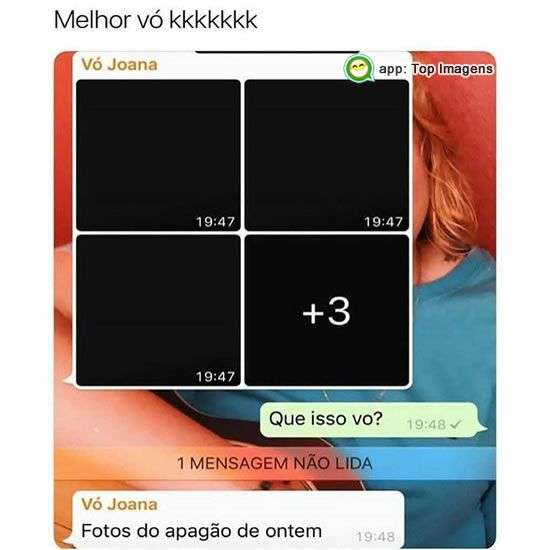 Avó no whatsapp