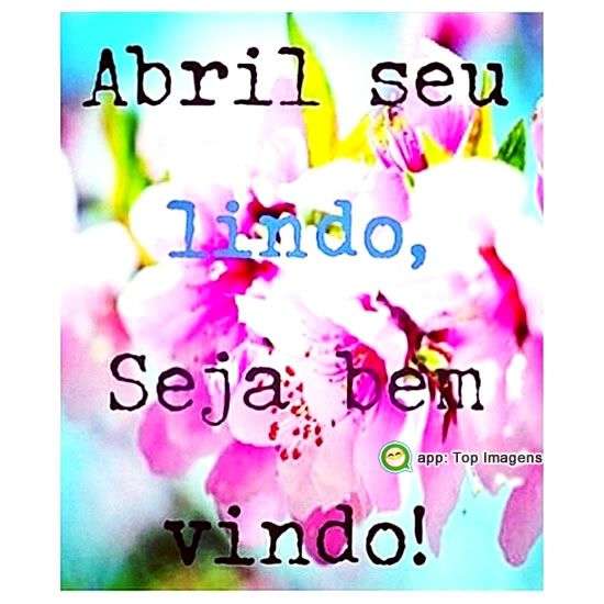 Bem-vindo abril