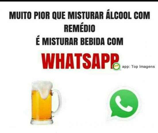 Misturar bebida com whatsapp