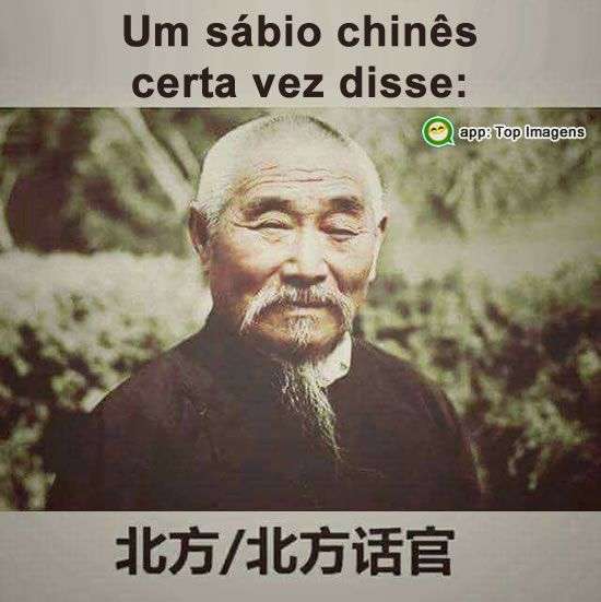 Um sábio chinês