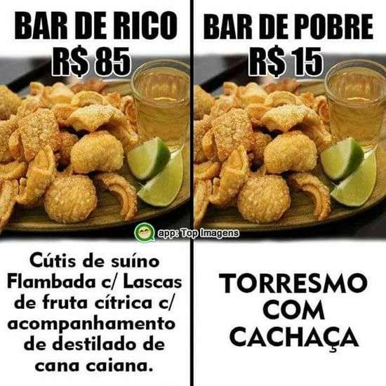 Bar de rico e de pobre