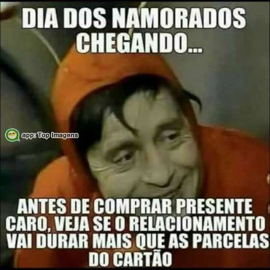 Dia dos namorados chegando