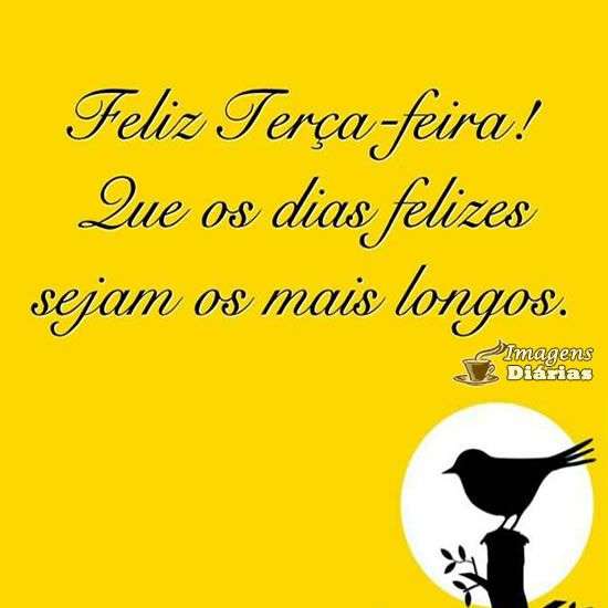 Feliz terça-feira