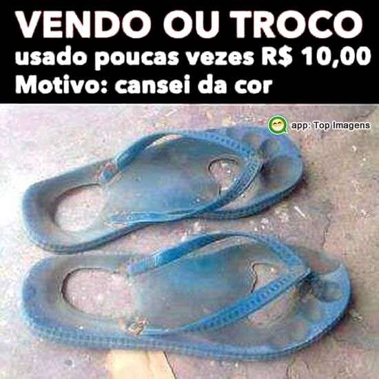 Vendo chinelo