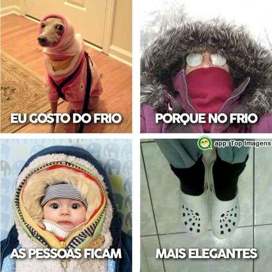 Elegância no frio