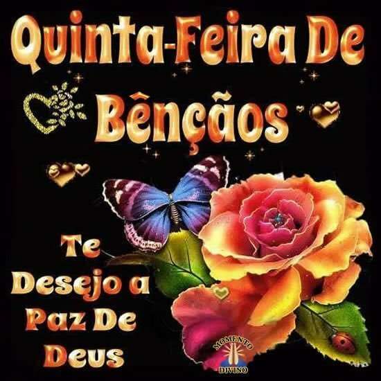 Quinta-feira de bênçãos