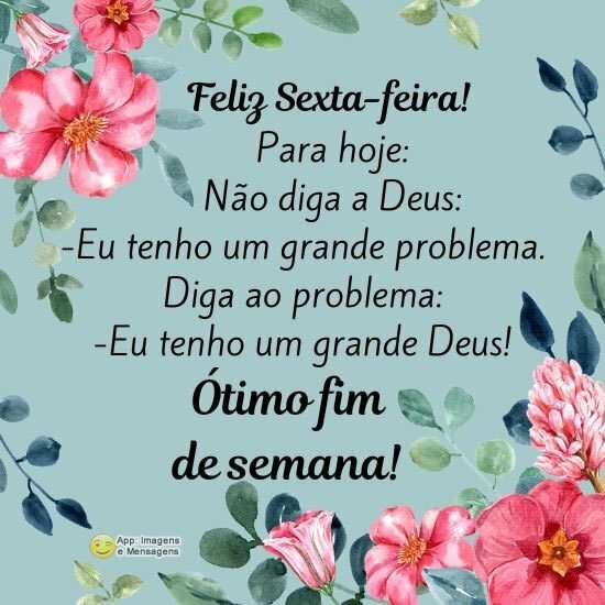 Feliz sexta-feira