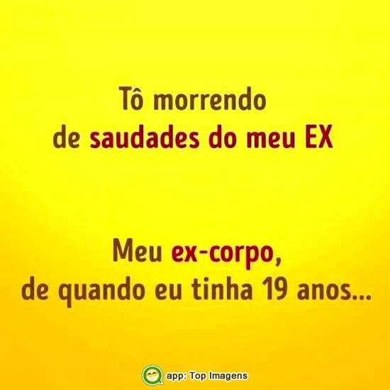 Saudades do meu ex