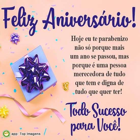 Feliz aniversário