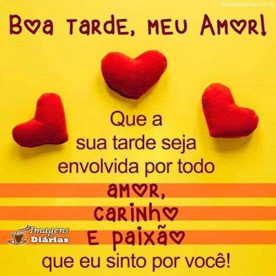 Boa tarde meu amor