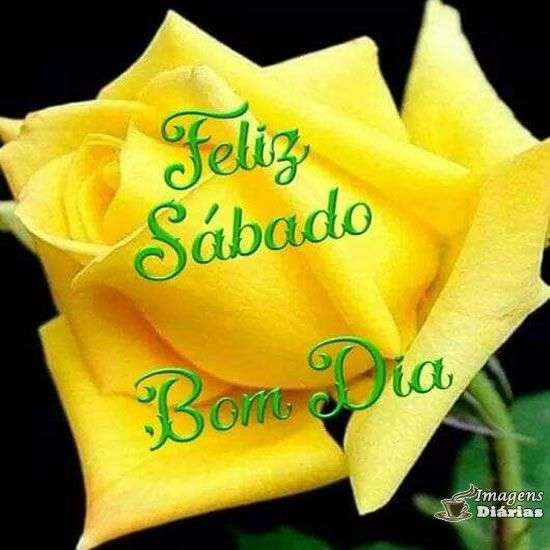 Bom dia e feliz sábado