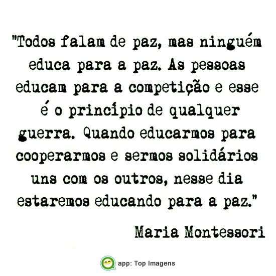 Educar para a paz
