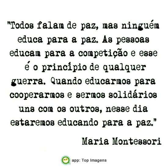 Educar para a paz