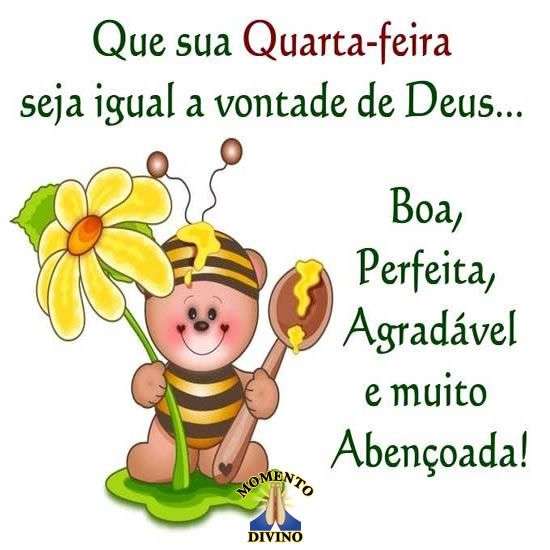 Feliz quarta-feira