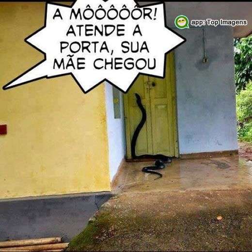Amor atende a porta
