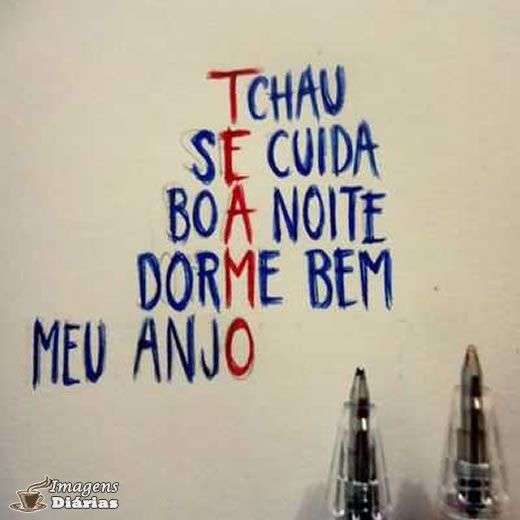 Boa noite, te amo