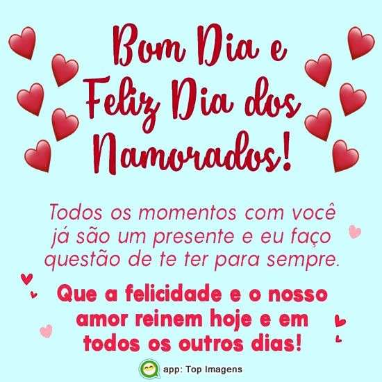 Feliz dia dos namorados