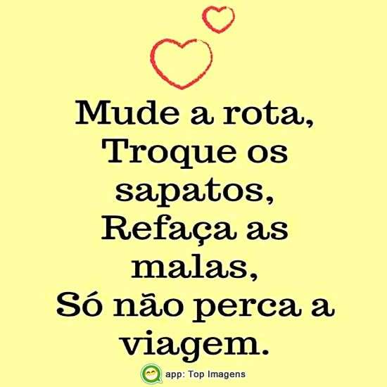 Mude a rota