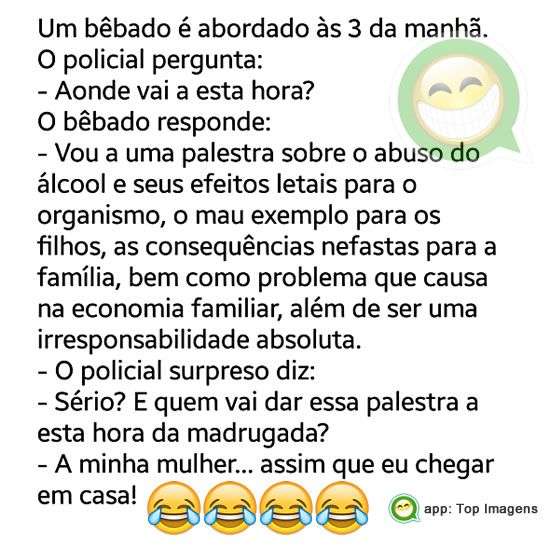 Palestra para bêbado
