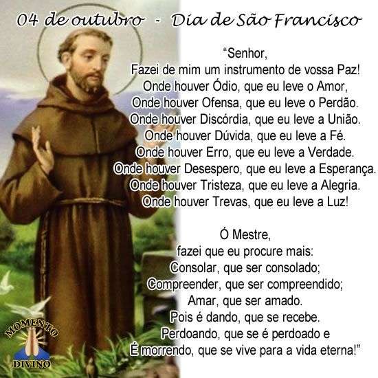 Dia de São Francisco de Assis