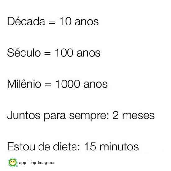 Estou de dieta