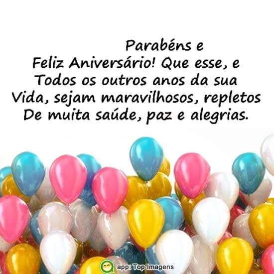 Feliz aniversário