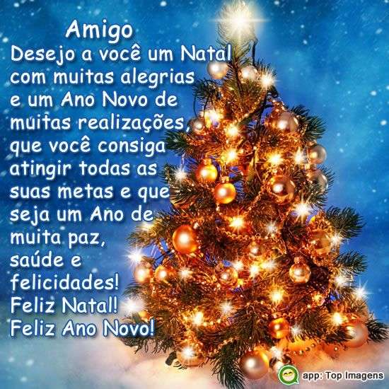 Feliz Natal Amigo - Top Imagem - 17864